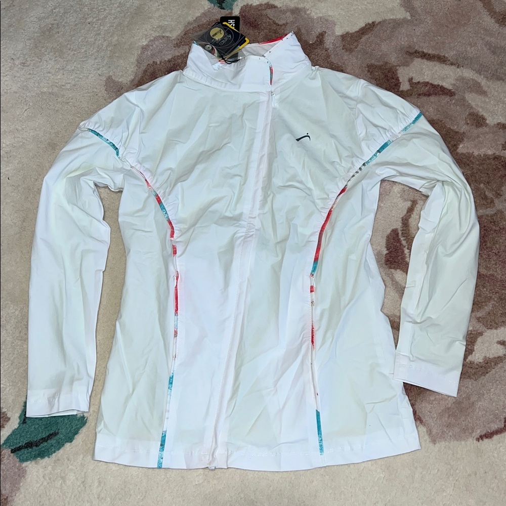 NEW SwingDish White Golf Jacket